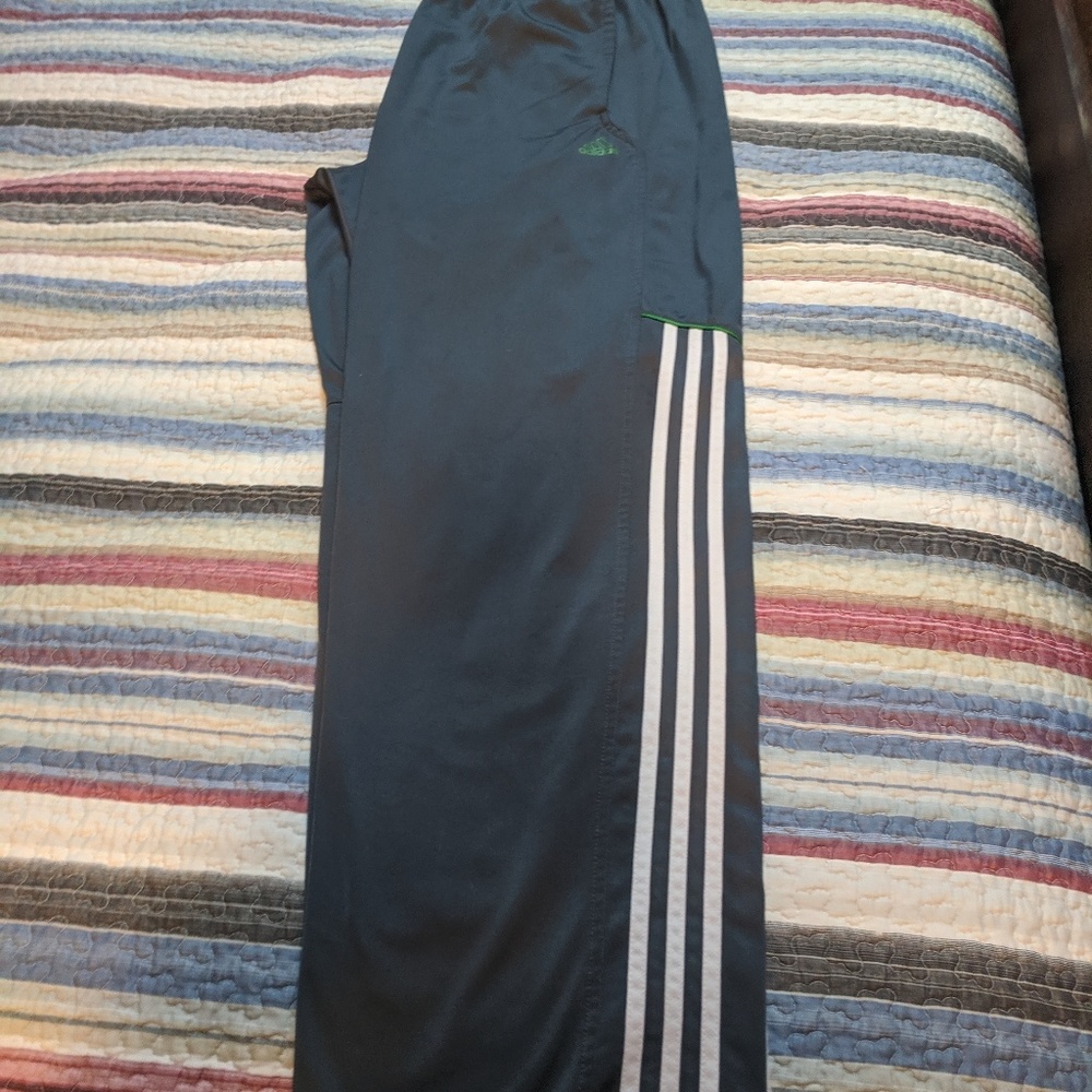 Adidas mens climalite pants gray